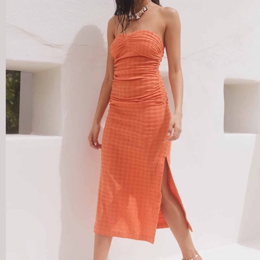 NWT Free People Brandie Midi Dress